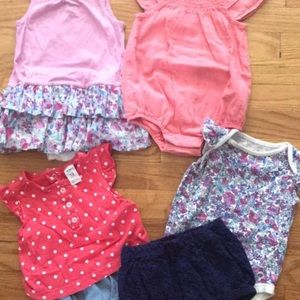 Baby girl 6-12 months bundle of outfits